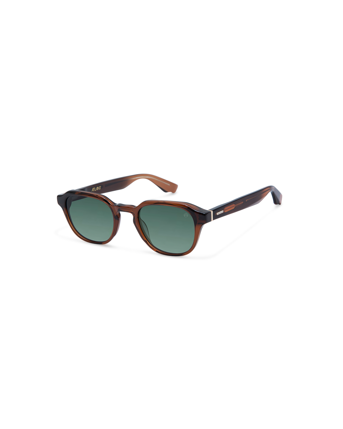 Atlant Philip sunglasses, Crystal Brown, side view