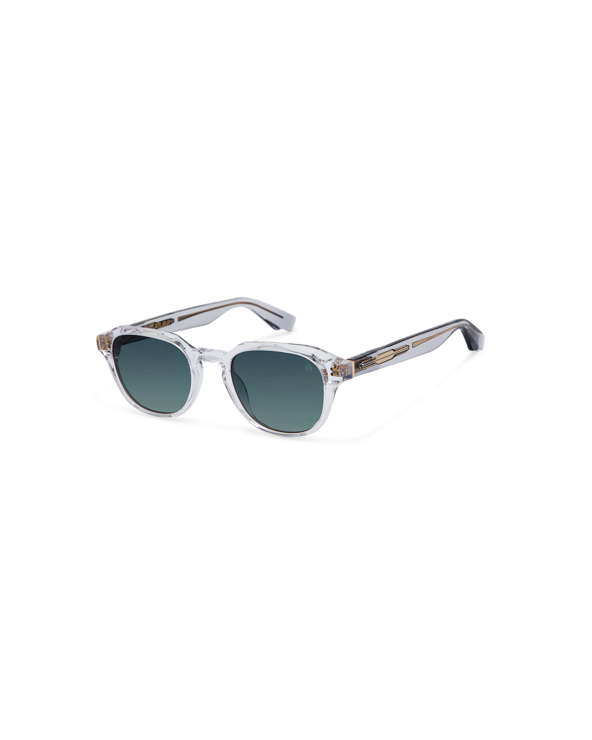 Atlant Philip sunglasses, Crystal Transparent, side view