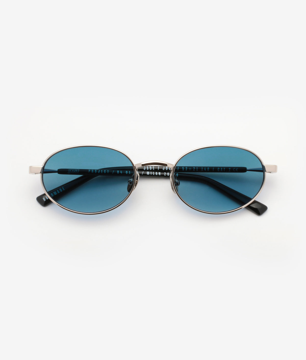 JOE\'S jeans satin gunmetal blush round sunglasses specs SAINT LAURENT EYEWEAR Joe D-frame acetate and silver-tone  main image 3