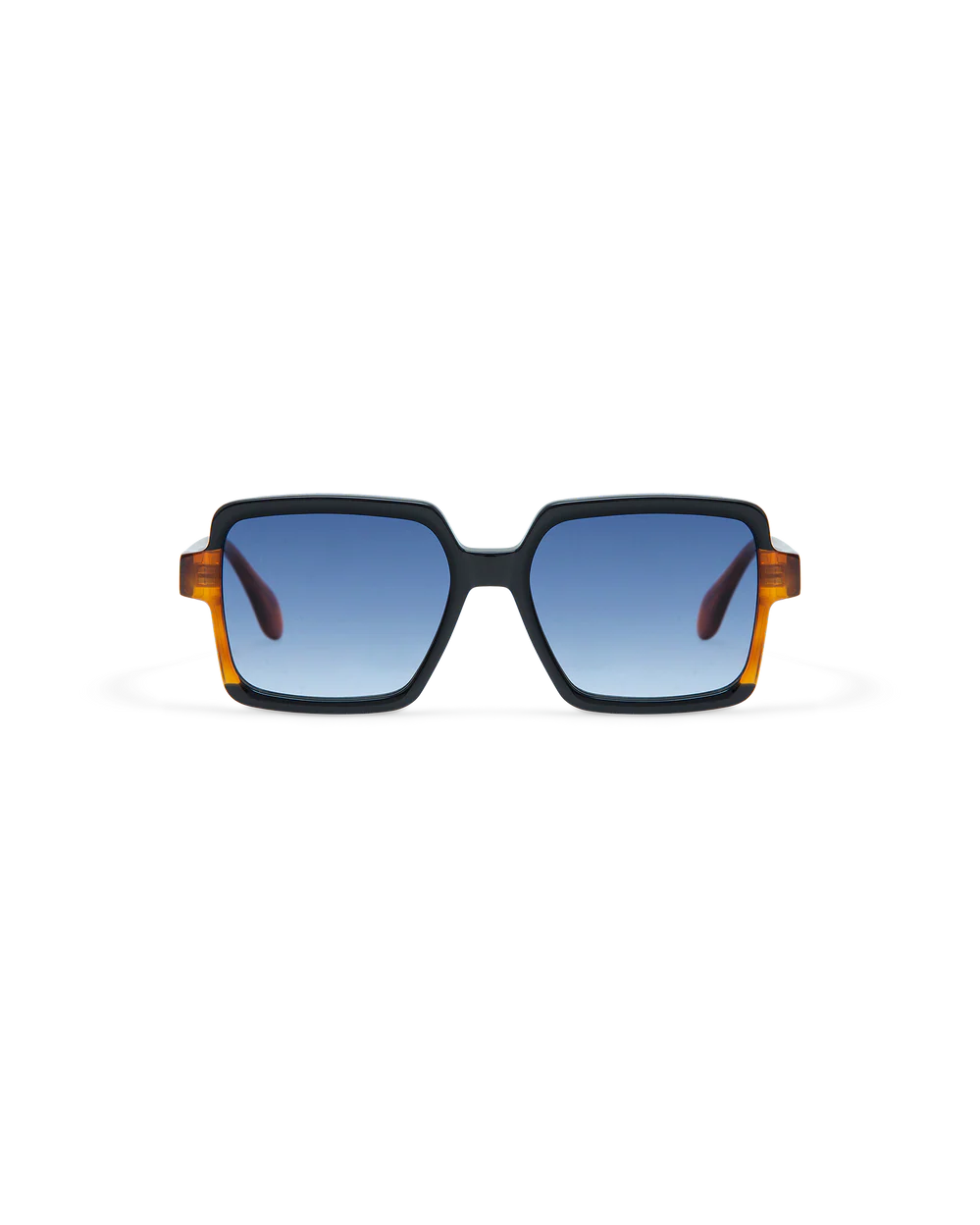 Gigi Studios Sunglasses BITTER 6942/1 Shiny Black Frames Gray Gradient Lenses Gigi Studios Mienna Sunglasses – Shield Design main image 3