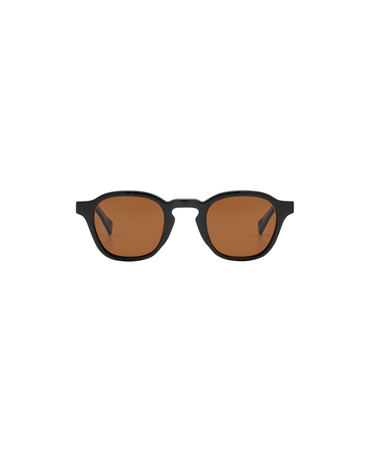 Atlant Bruno sunglasses, Shiny Black, size 49, front view
