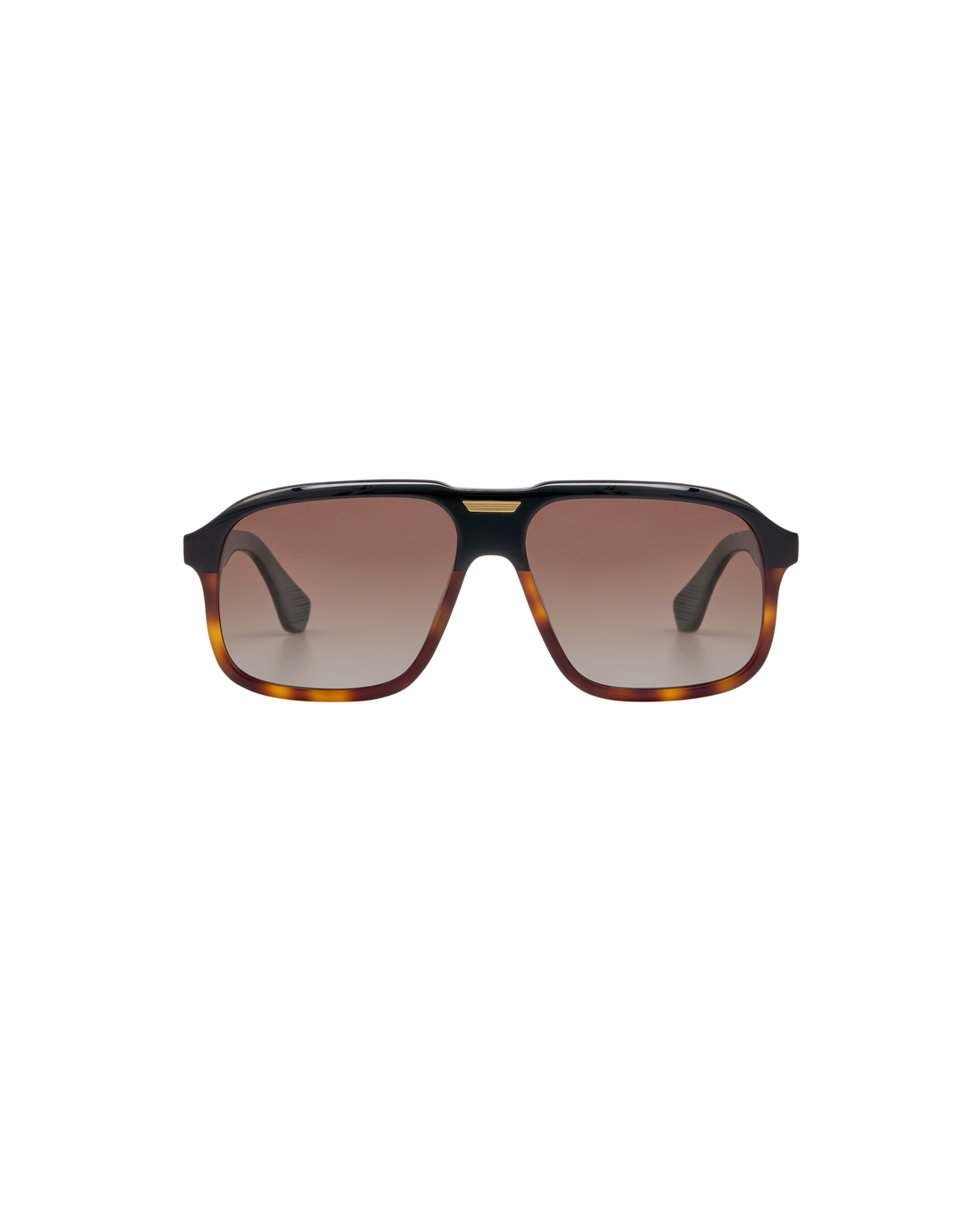 Atlant Eliel sunglasses, Shiny Black, front view