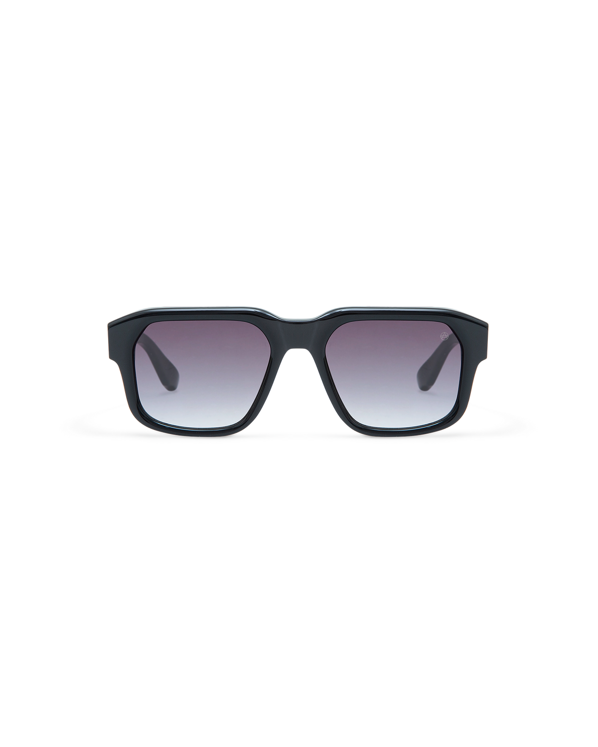 Atlant Lorin sunglasses, Shiny Black, front view