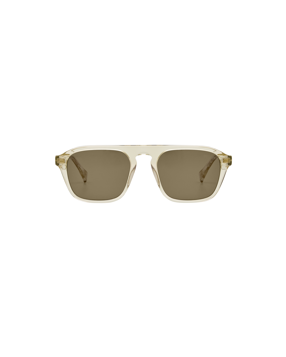 Atlant Moshe sunglasses, Crystal Transparent, front view