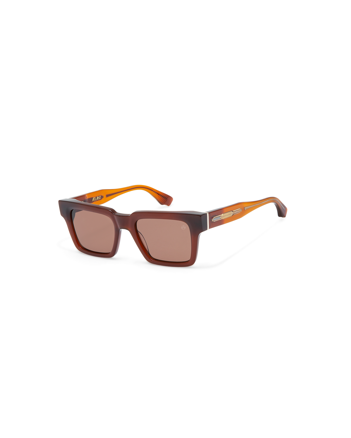 Atlant Norman sunglasses, Brown, side view