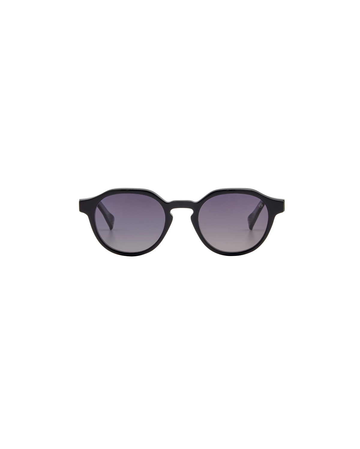 Atlant Remo sunglasses, Shiny Black, front view