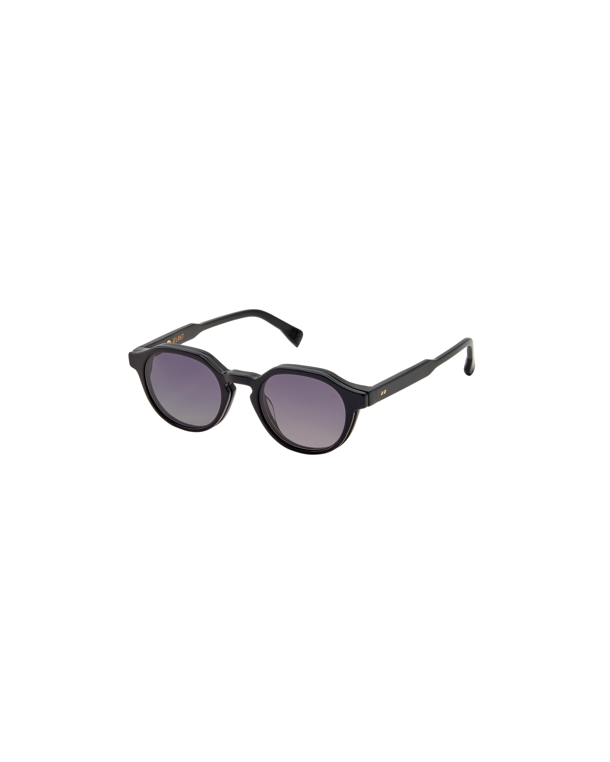 Atlant Remo sunglasses, Shiny Black, side view