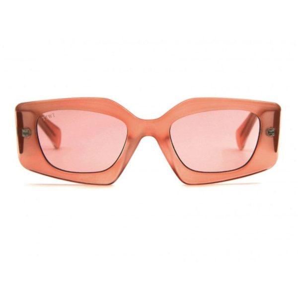 sunglasses-tiwi-seul-sunset-bliss-P4-rectangular-red-transparent-by-kambio-eyewear-front