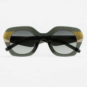 sunglasses-kaleos-voyter-col-3-transparent-green-tortoise-hexagonal-shape-by-kambio-eyewear-front